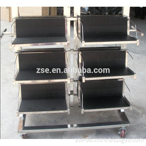PCB Protection Device ESD Storage Trolley Rack /pcb cart antistatic trolley